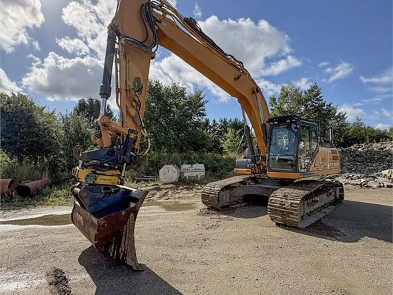 Billede 4 - Case CX300 C - 31 ton - Lavt timetal / Low working hours
