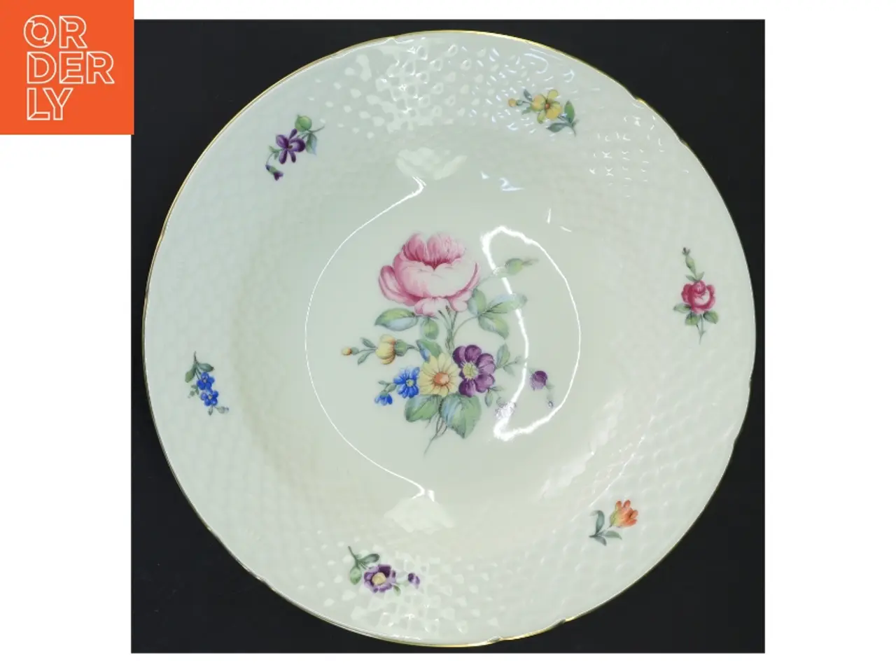 Billede 2 - B&G Saksisk Blomst dyb tallerken (str. Ø 24 cm)