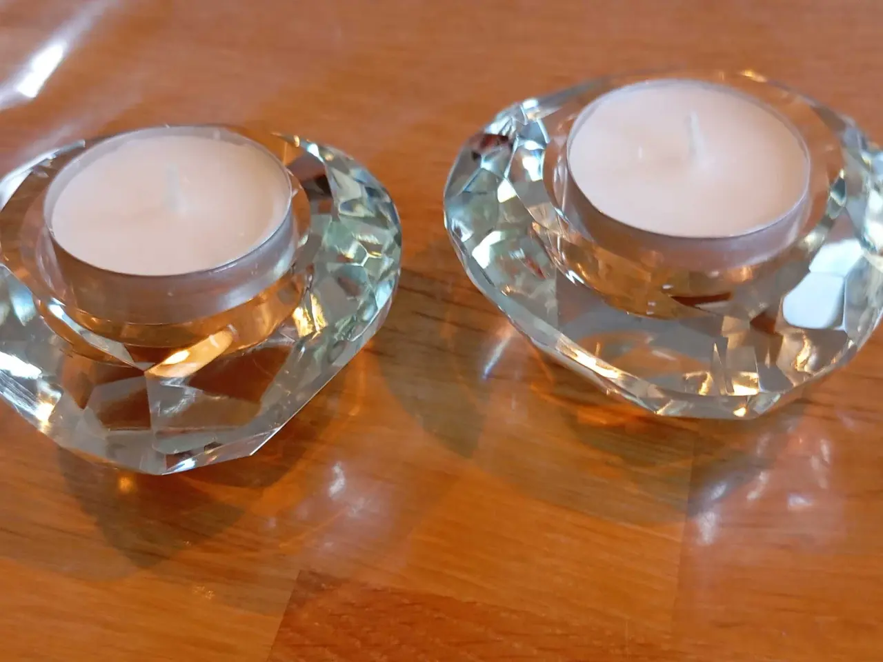 Billede 4 - Glas fyrfadsstager