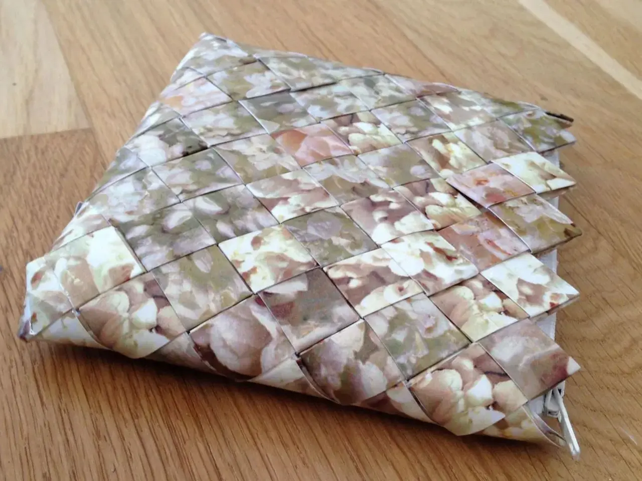 Billede 4 - PUNG # HÅNDLAVET # Flettet # Popcorn