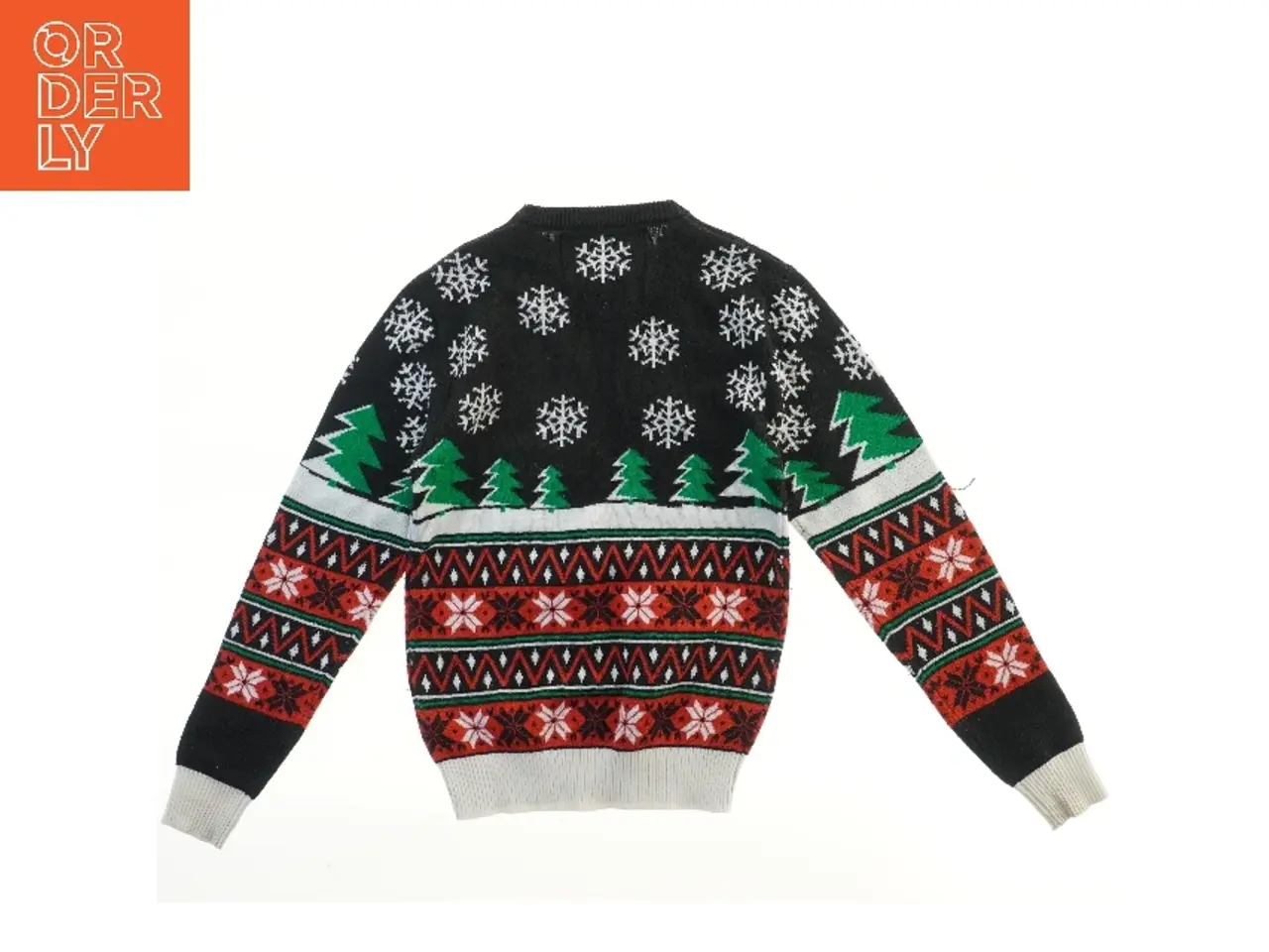 Billede 2 - Julesweater med julemotiv (str. 152)