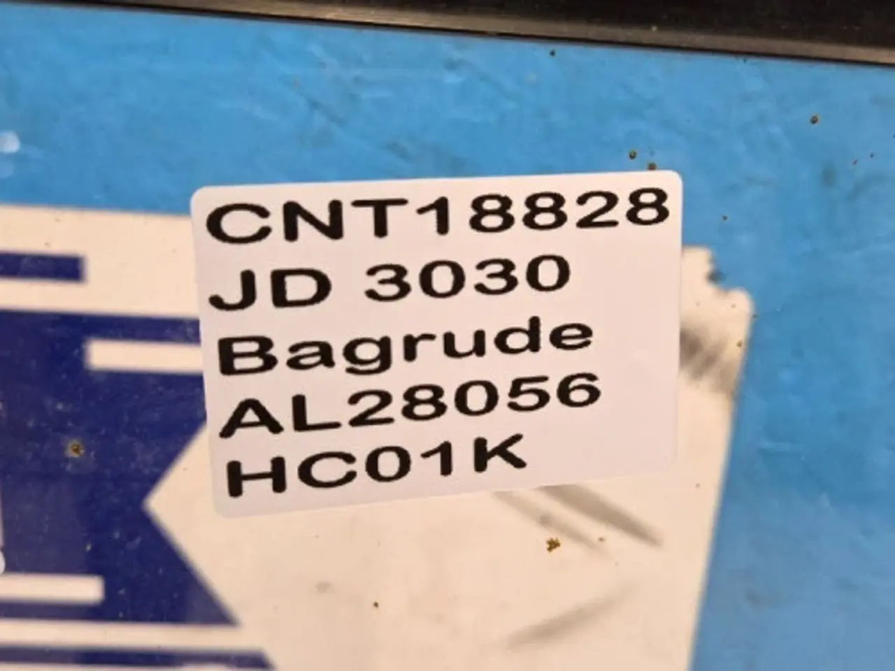 Billede 3 - John Deere 3030 Bagrude AL28056