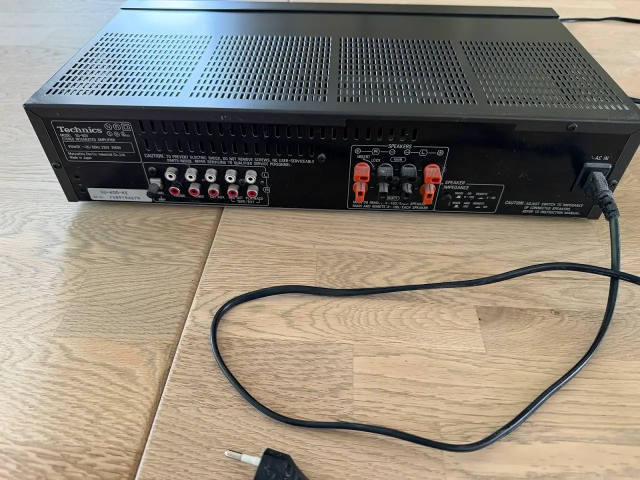 Billede 2 - Technics SU-600 forstærker