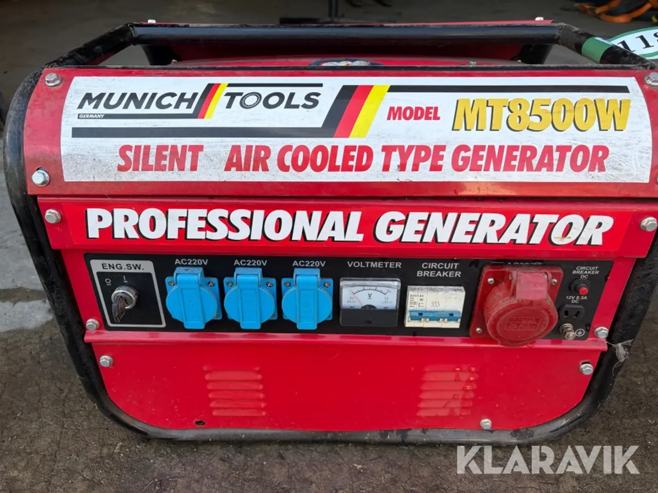 Billede 10 - Generator Munich Tools MT8500W