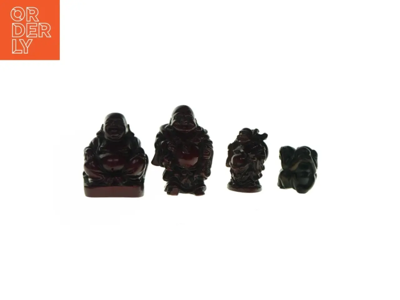 Billede 1 - Dekorative figurer 4 stk.  (str. 6 x 6x8-4x4x4 CM)