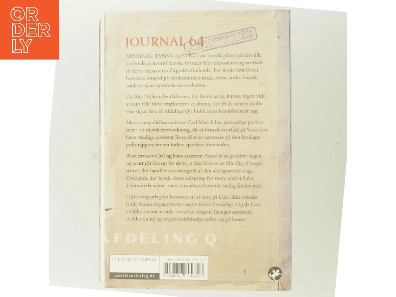 Billede 3 - Journal 64 af Jussi Adler-Olsen (Bog)