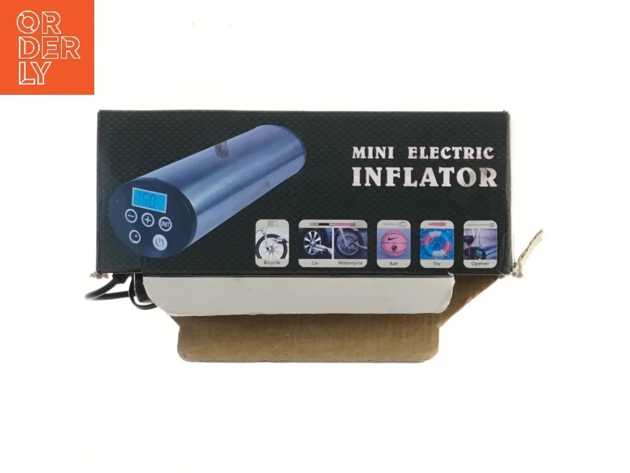 Billede 1 - Mini elektrisk pumpe (str. 20 cm) til bl.a. bildæk