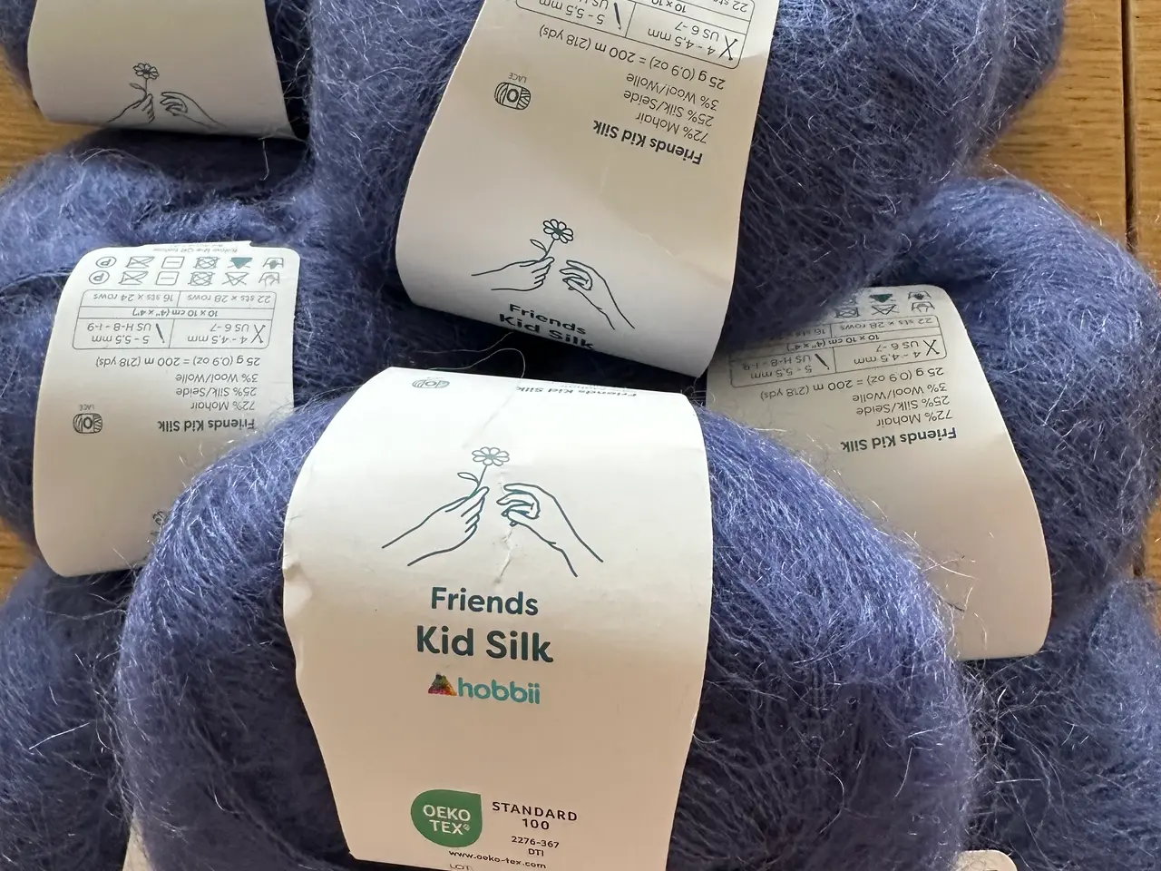 Billede 1 - 200 g. Kid Silk. Røgfrit 