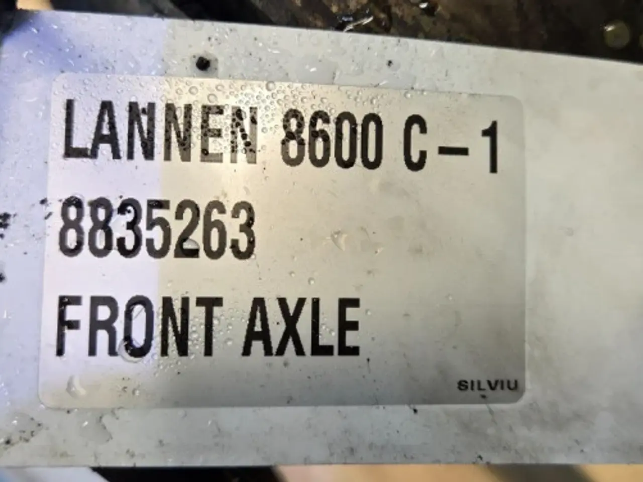 Billede 22 - Lannen 8600C Foraksel 8835263