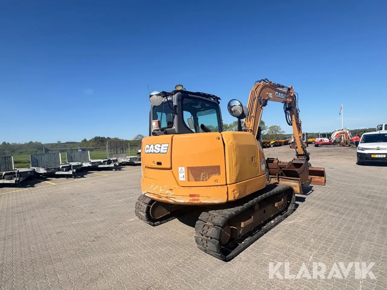 Billede 3 - Gravemaskine Case CX80C med skovlpakke