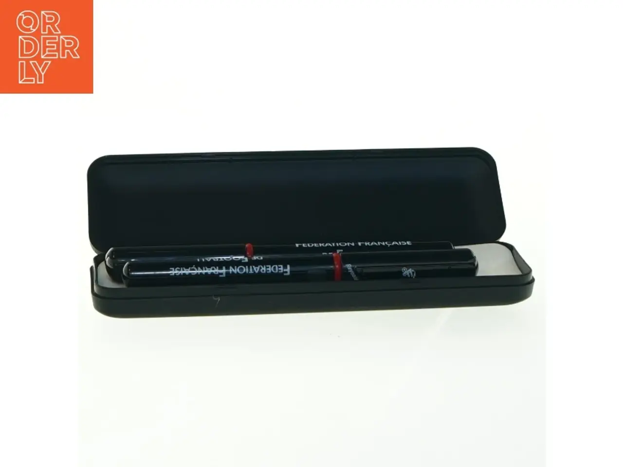 Billede 4 - Pen-etui med kuglepenne (str. 17x5x2,5 cm)
