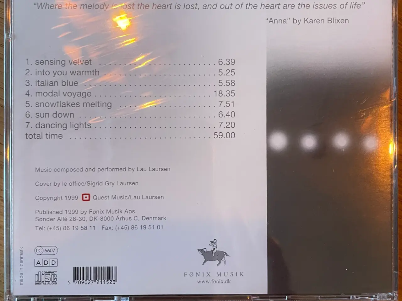 Billede 2 - Afslapnings musik - Lau Laursen