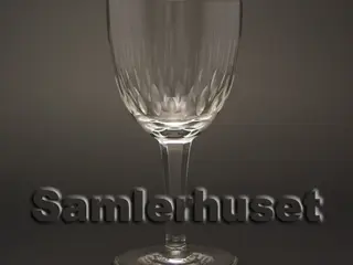 Erika Rødvinsglas, stor. H:145 mm.