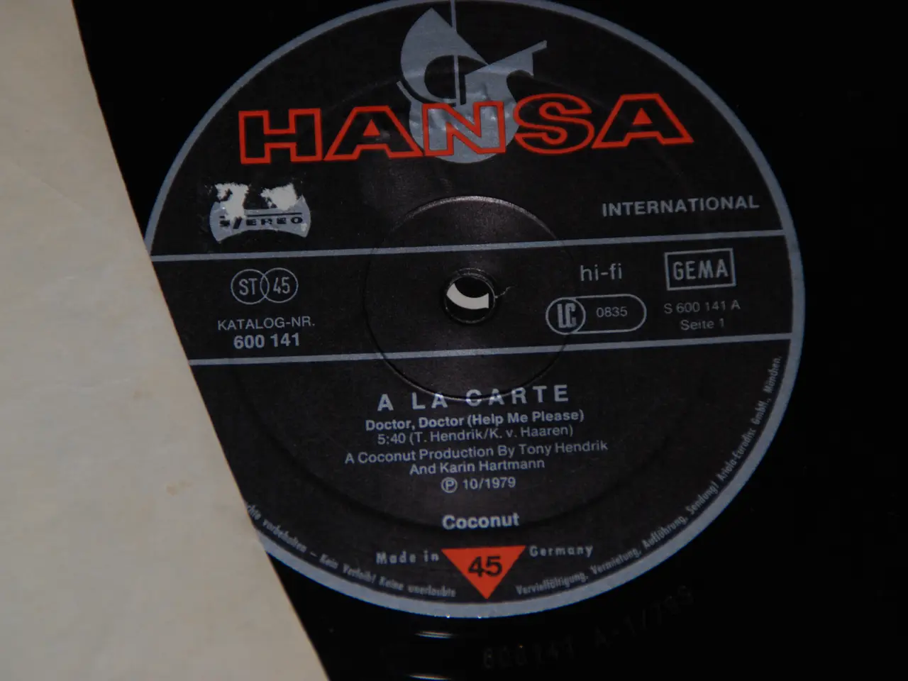 Billede 9 - 4 stk. lp - A LA CARTE
