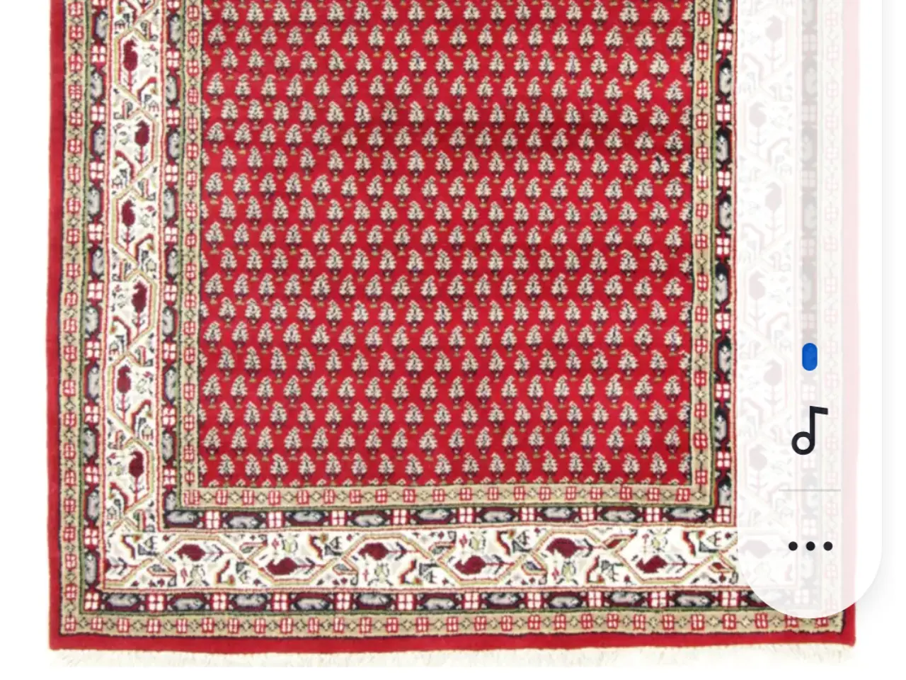 Billede 4 - Indo Sarough Mir håndknyttet i uld 165 x 260 cm 1