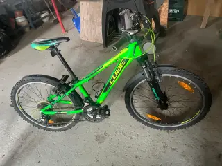 CUBE Aim Mountainbike – grøn/sort