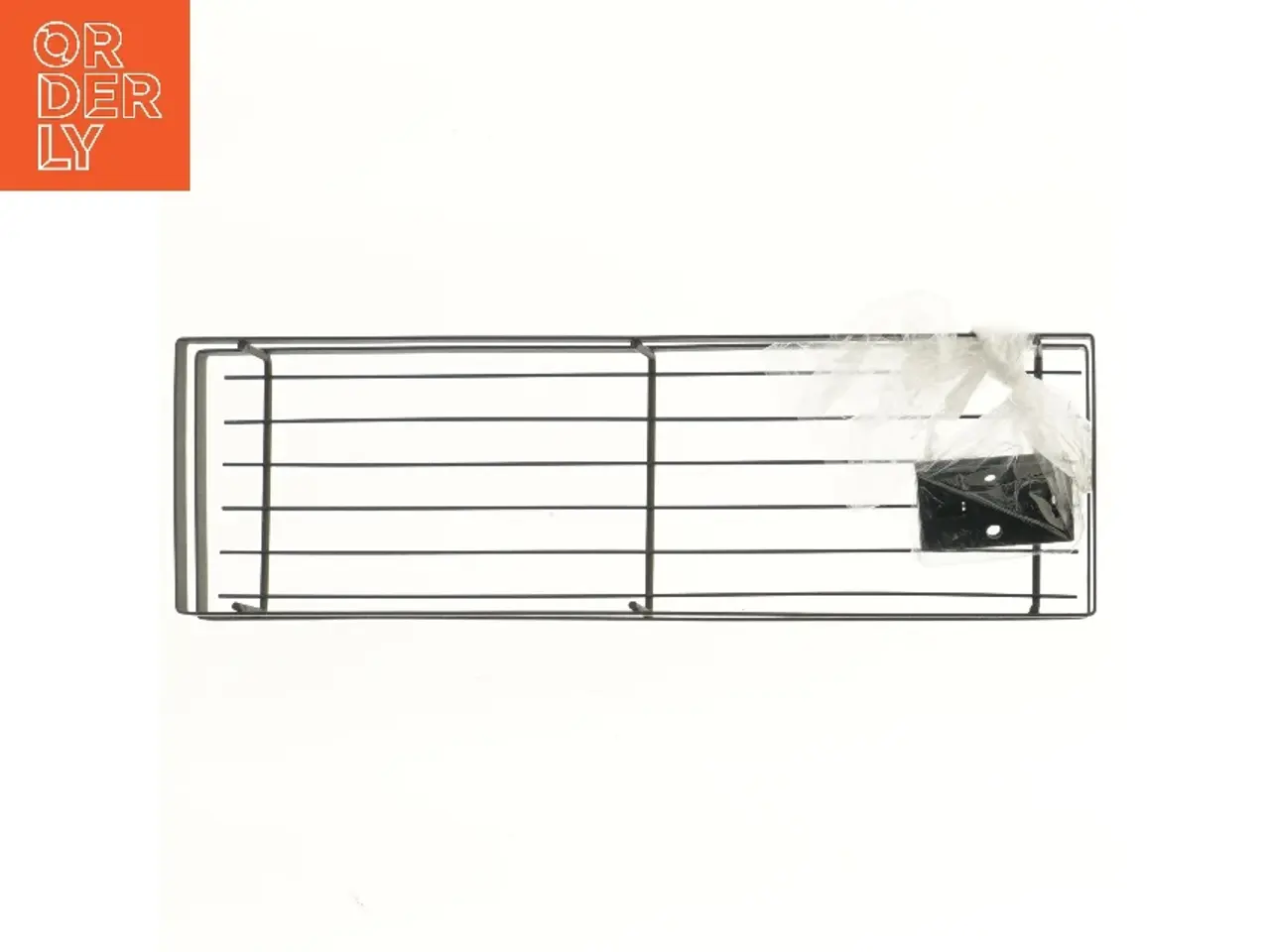 Billede 1 - Metalhylde med monteringsbeslag (str. 40x12x6 cm)