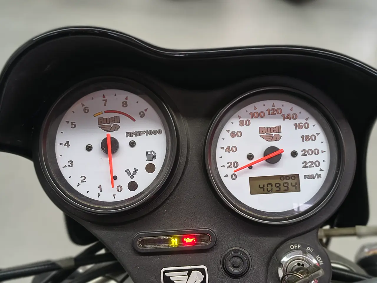Billede 4 - Flot og velholdt tubeframe 2000 Buell X1 Lightning