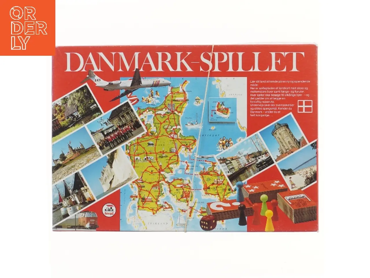 Billede 1 - Danmark-Spillet brætspil fra Danspil (str. 39,5x28 cm)