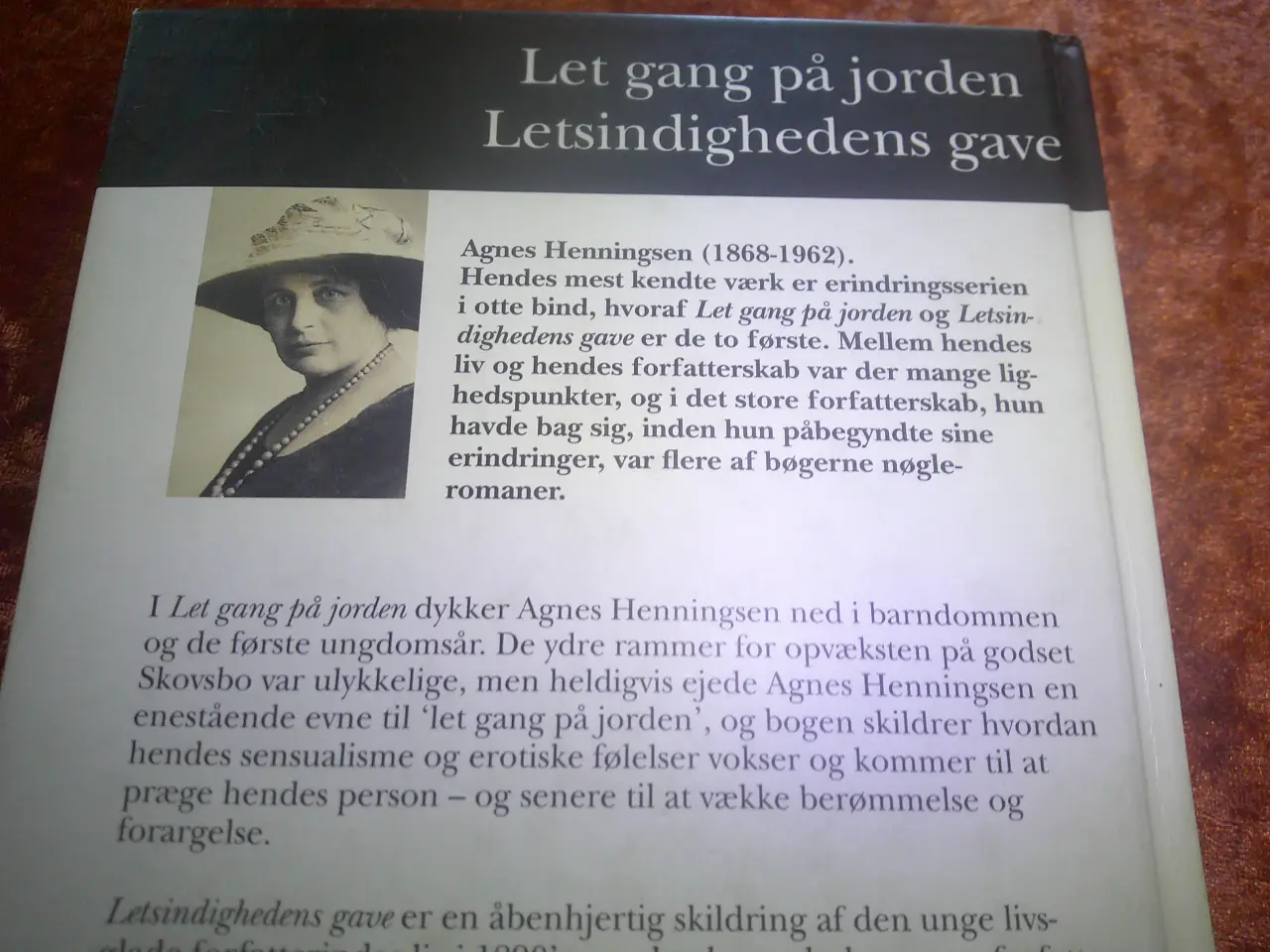 Billede 2 - Let gang på jorden Letsindighedens gave,