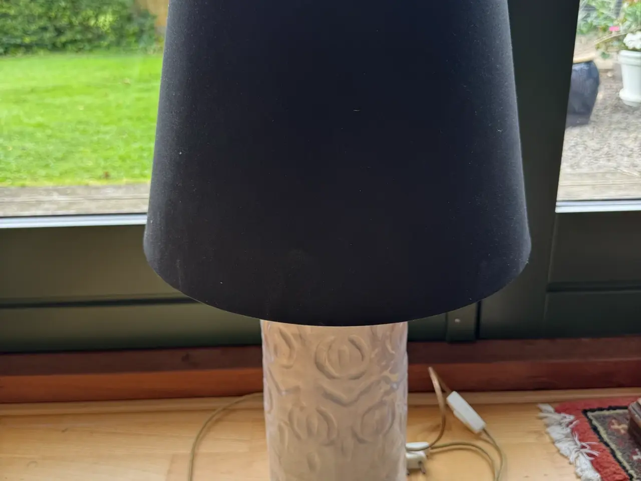 Billede 1 - Stor flot bordlampe m/skærm