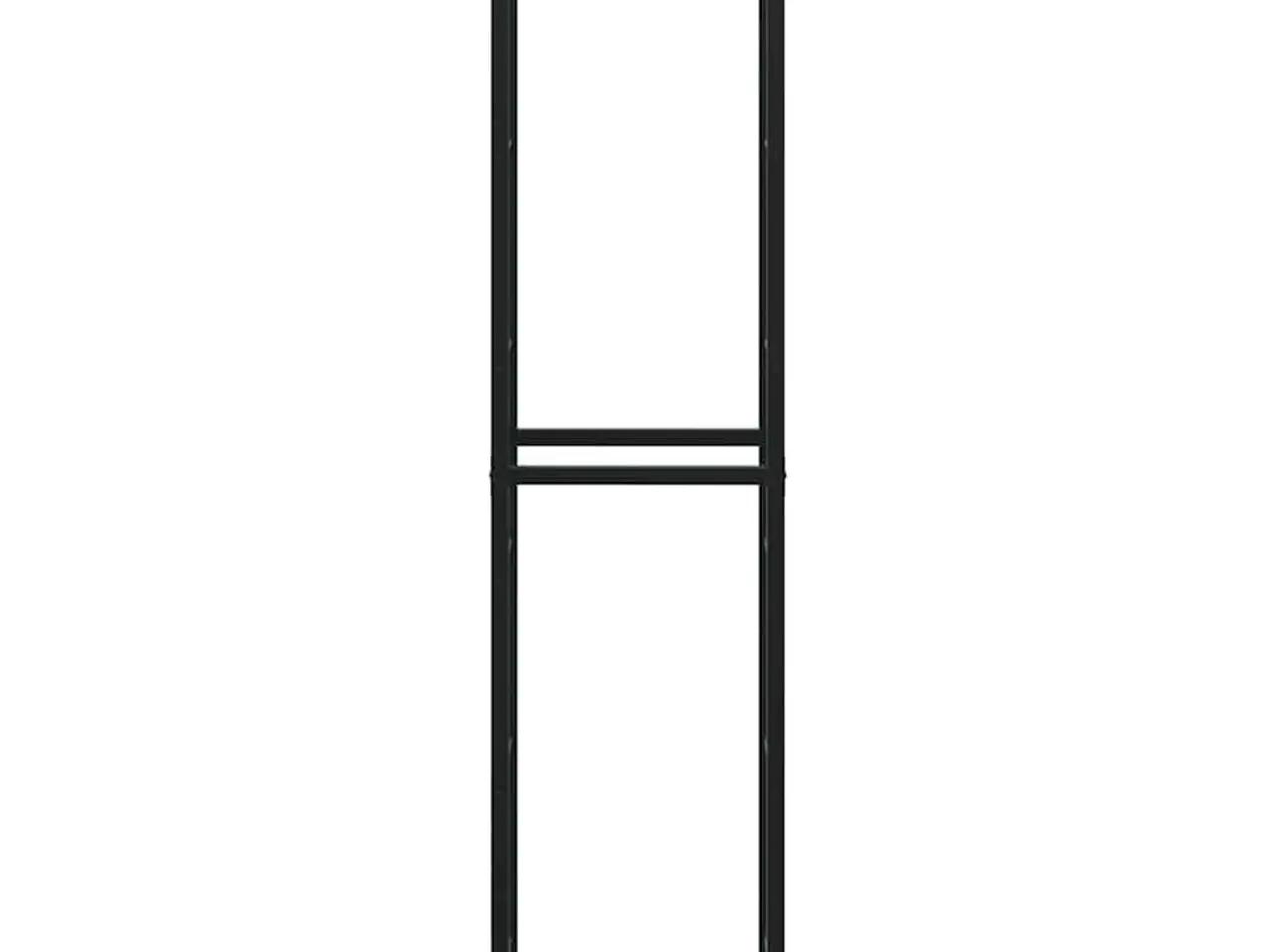 Billede 5 - Brændestativ 50 x 30 x 209 cm i sort stål