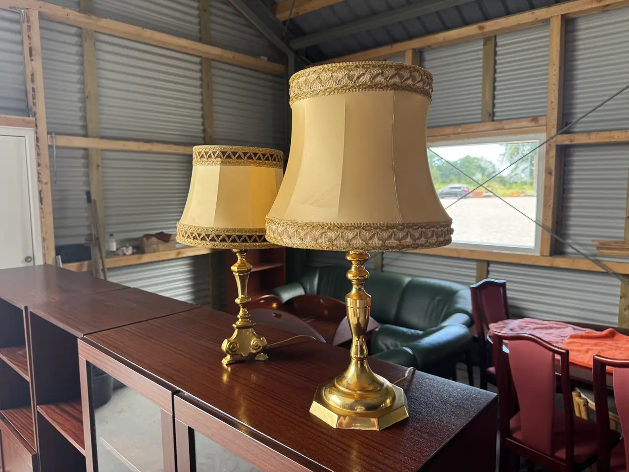 Billede 2 - 2x Messing lamper