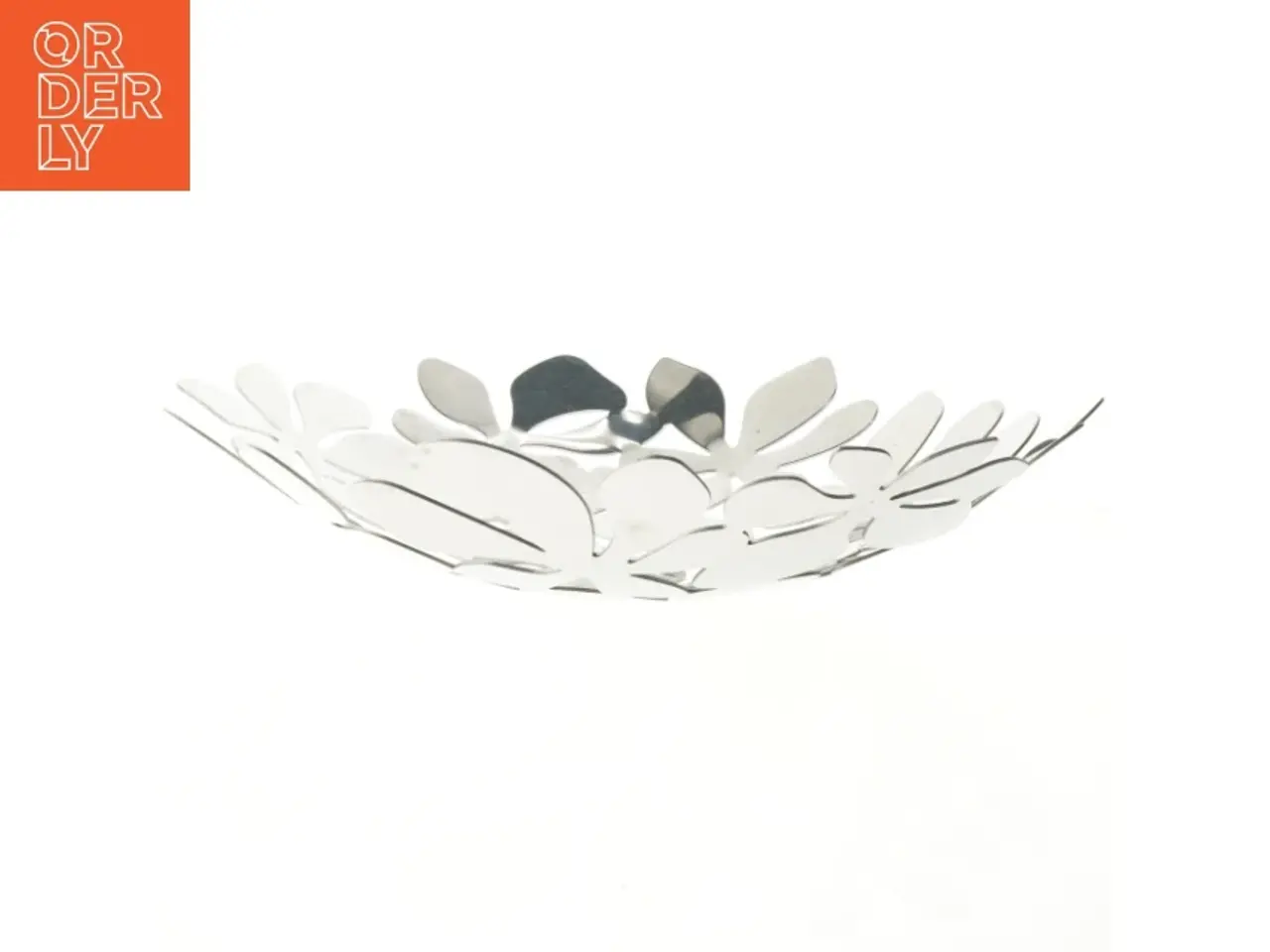 Billede 1 - Metal blomster skål (str. Ø. 43 cm)