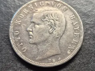 Fünf mark otto könig von Bayern 1906