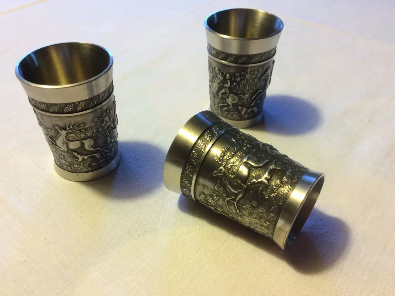 Billede 1 - tin krus til snaps