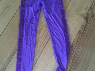 Lilla leggins palietter i siden - 12/13å