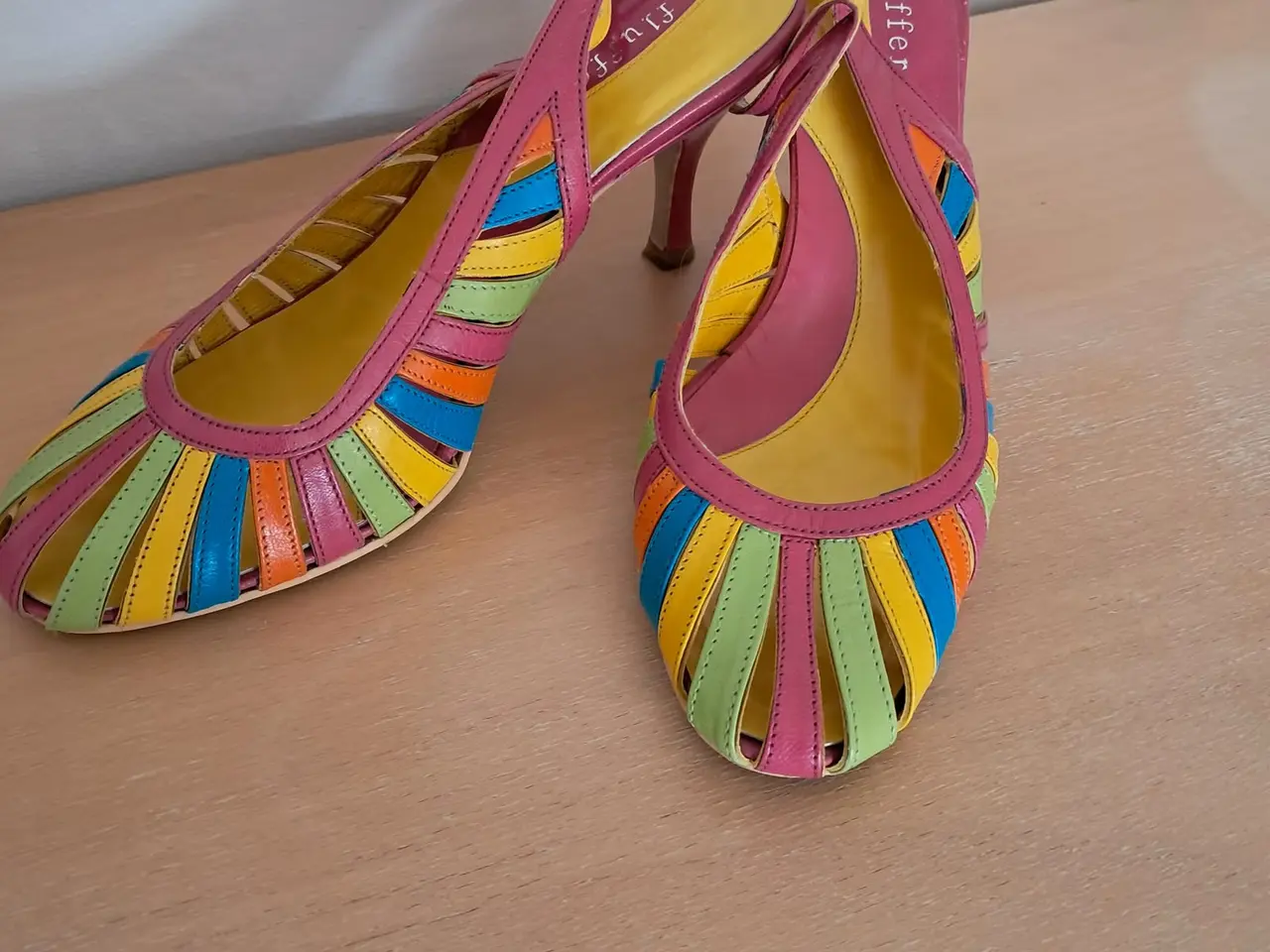Billede 1 - Sommer sandaler flerfarvet