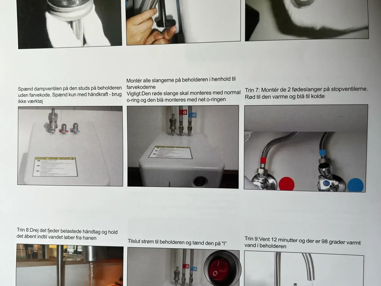 Billede 13 - Blandingsbatteri også til varmt vandsbeholder.