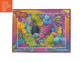 Trolls puslespil med 60 brikker fra Clementoni (str. 60 brikker 33,5x23,5 cm)