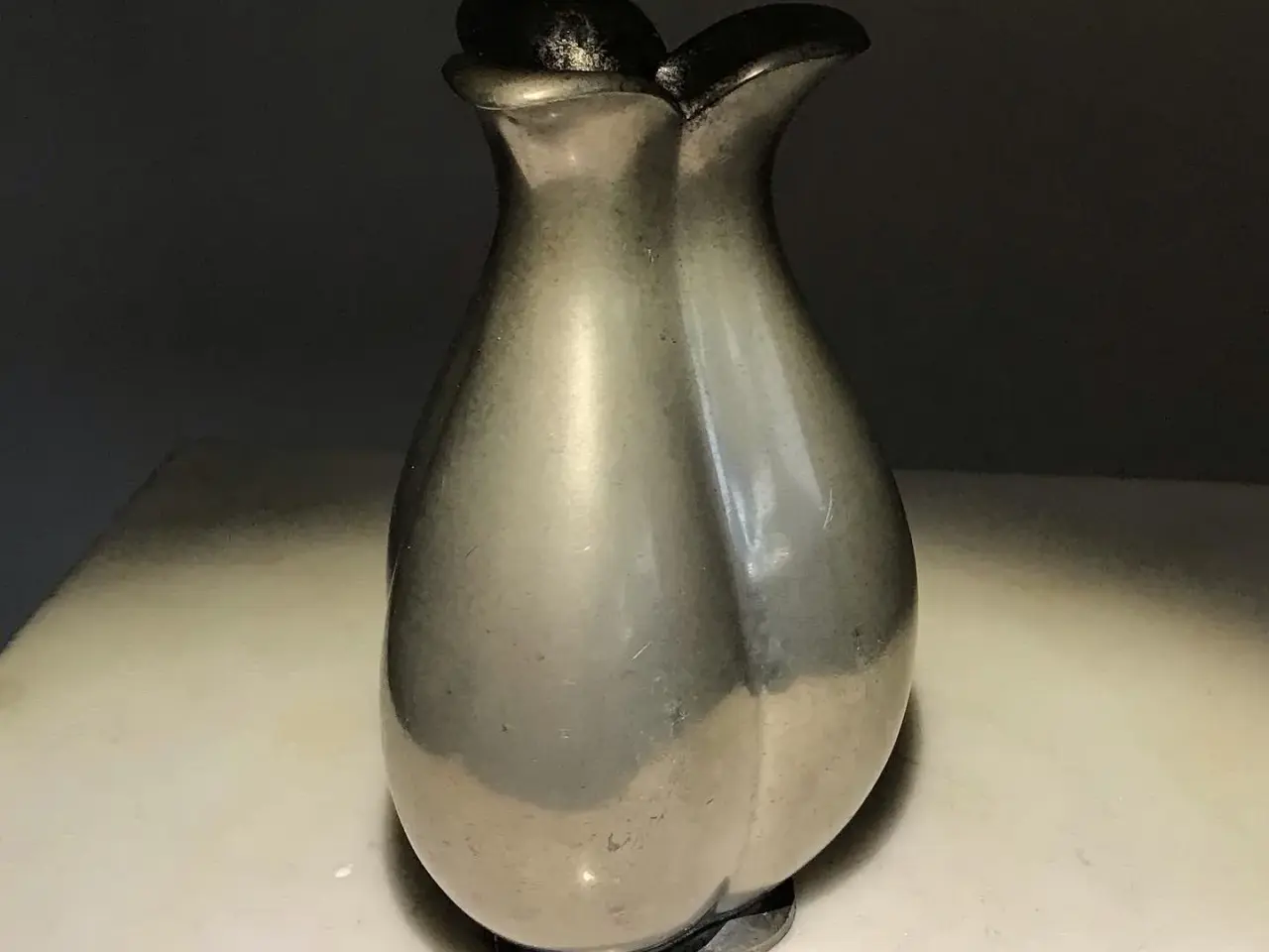 Billede 3 - Just Andersen - Tinvase / vase
