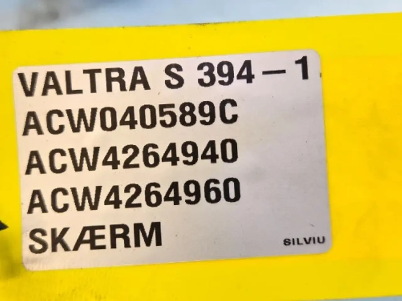 Billede 9 - Valtra S394 Skærm ACW040589C