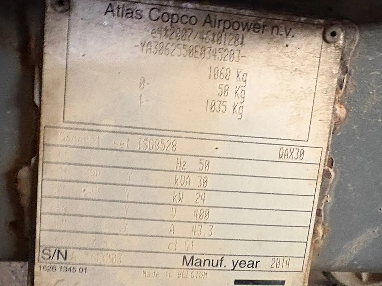 Billede 5 - Atlas Copco QAX30, 30 kVA