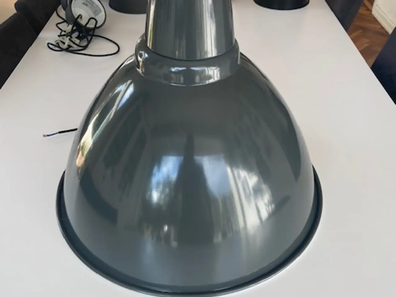 Billede 2 - IKEA FOTO pendel i koksgrå metal