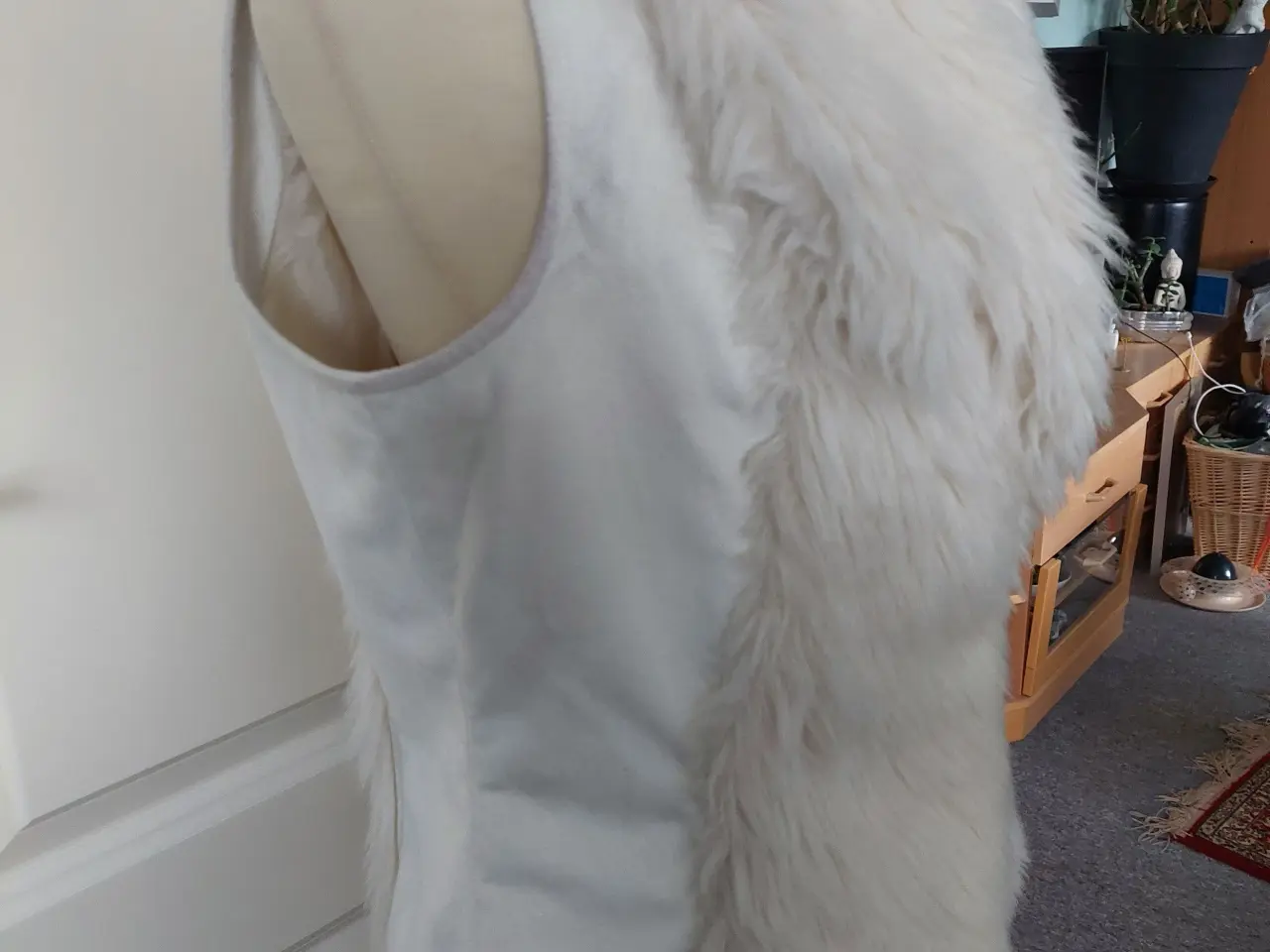 Billede 4 -  vest, ruskind, vest,  str. S