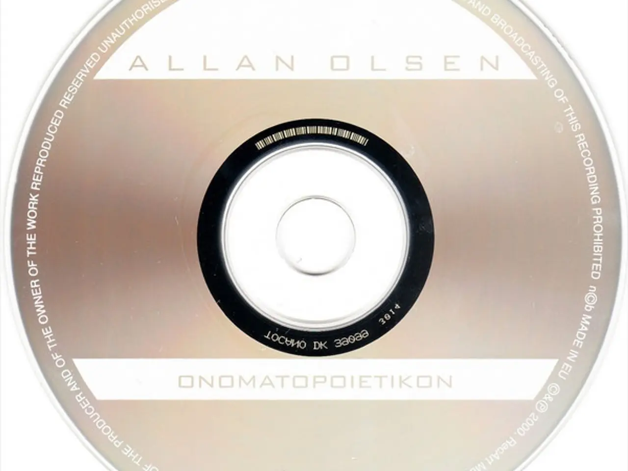Billede 3 - Allan Olsen – Onomatopoietikon – CD