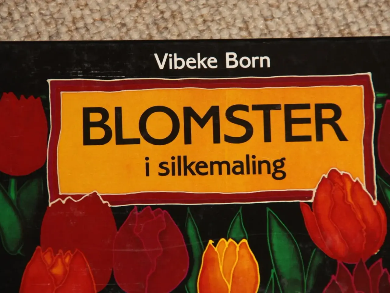 Billede 3 - Blomster i silkemaling af Vibeke Born