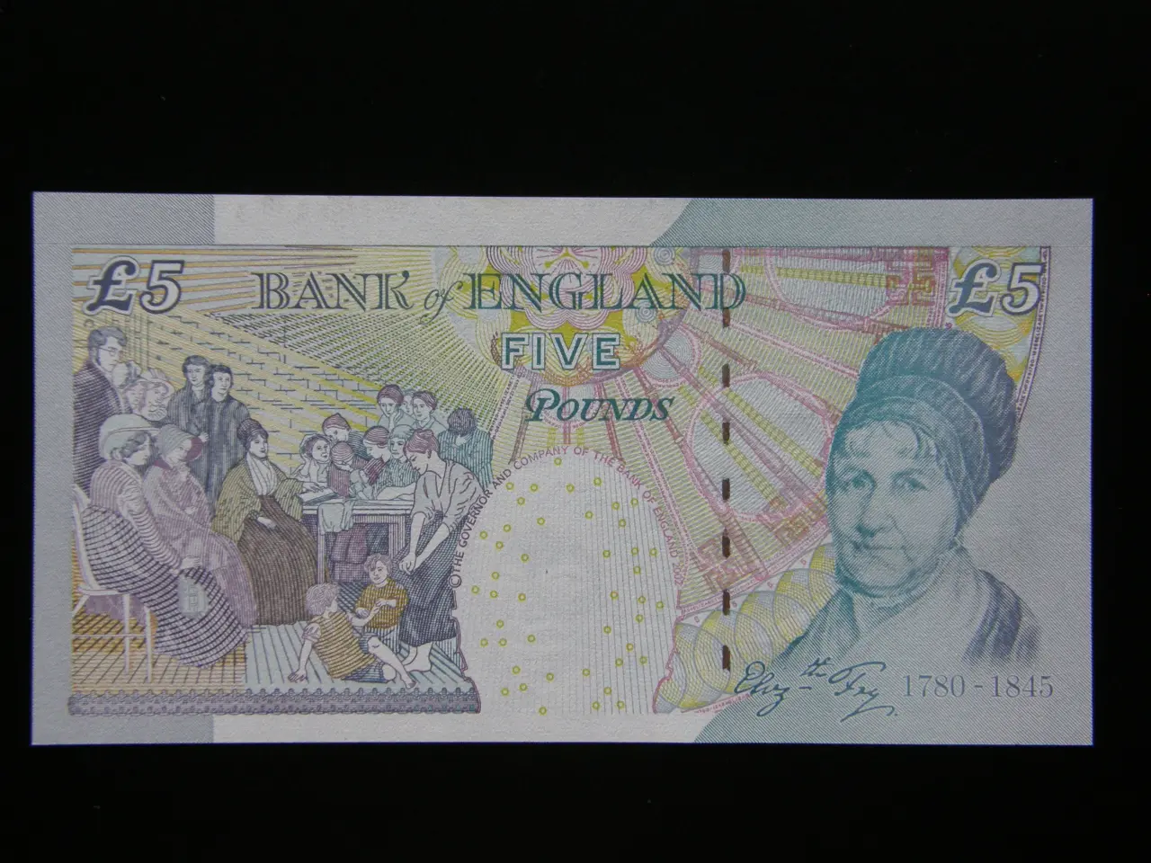 Billede 2 - England 5 Pounds 2002(2012) P391d Unc