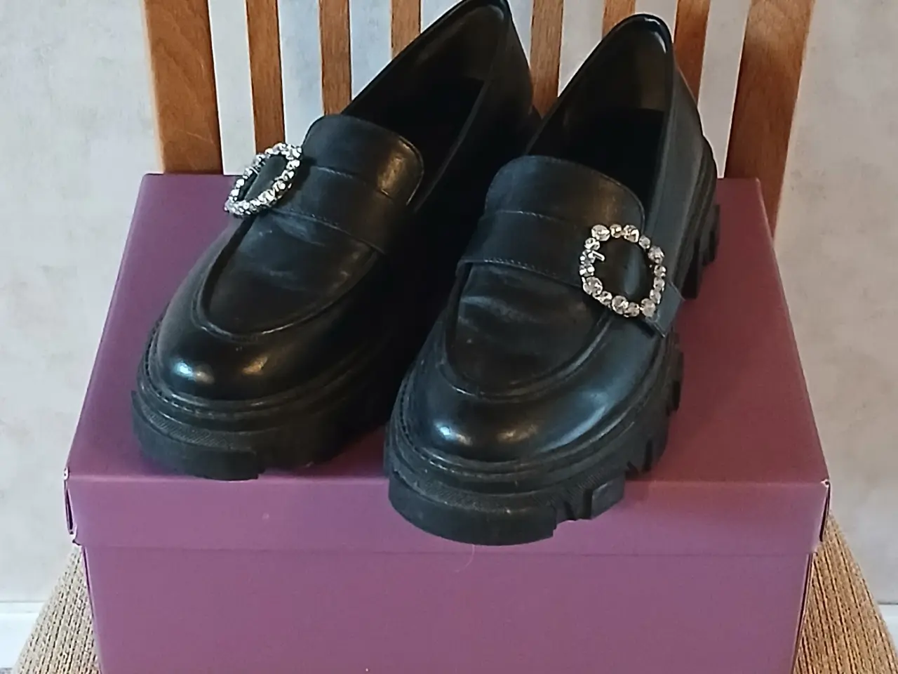 Billede 2 - Sorte Loafers str 40