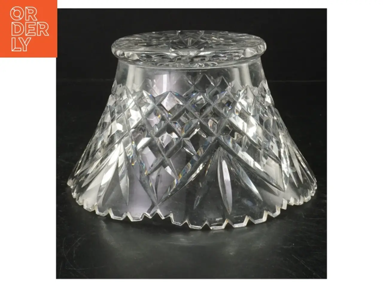 Billede 2 - Krystal skål (str. Ø. 19,5 cm)