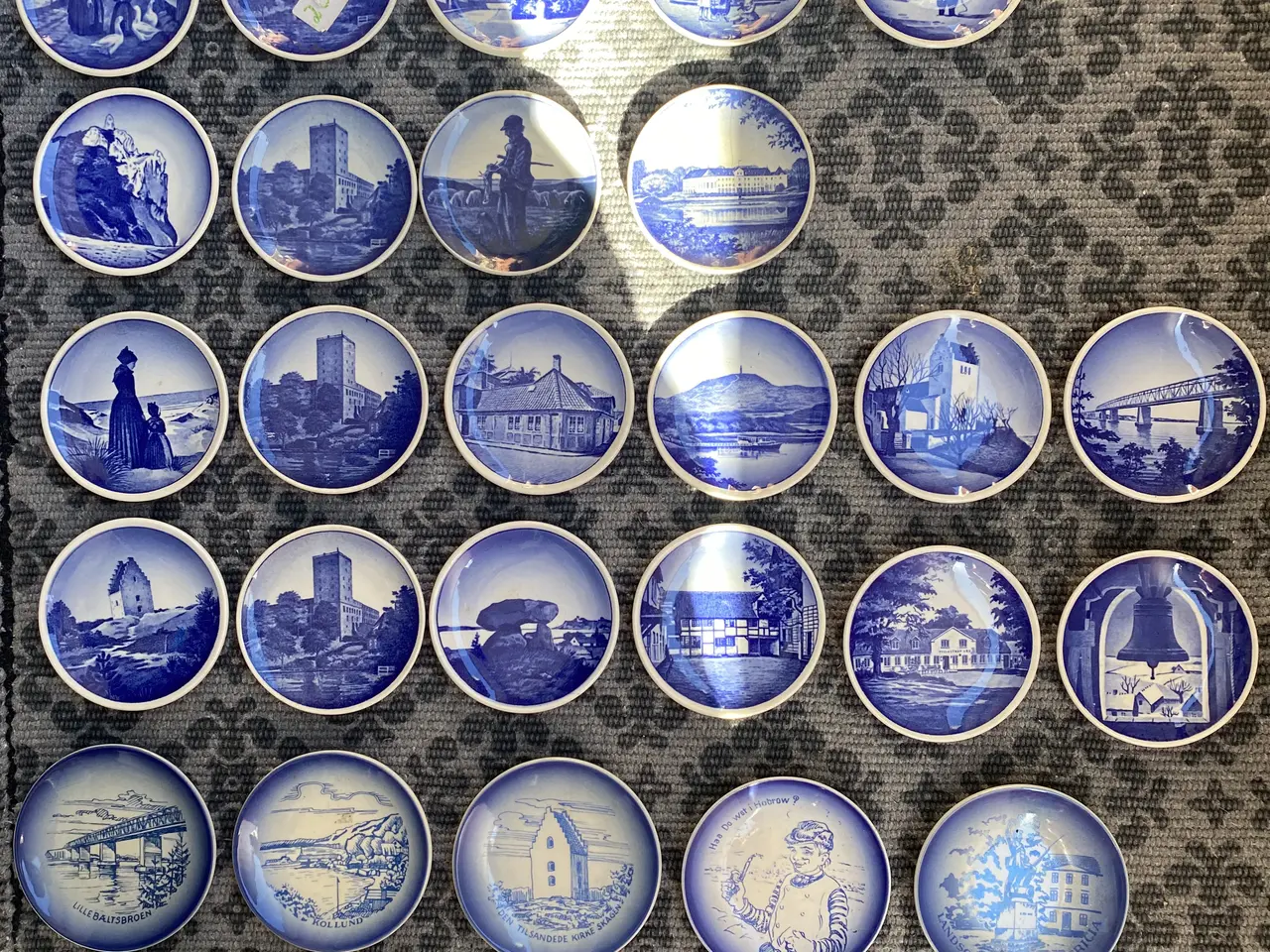 Billede 1 - Mini platter - Aluminia, royal Copenhagen, sødahl