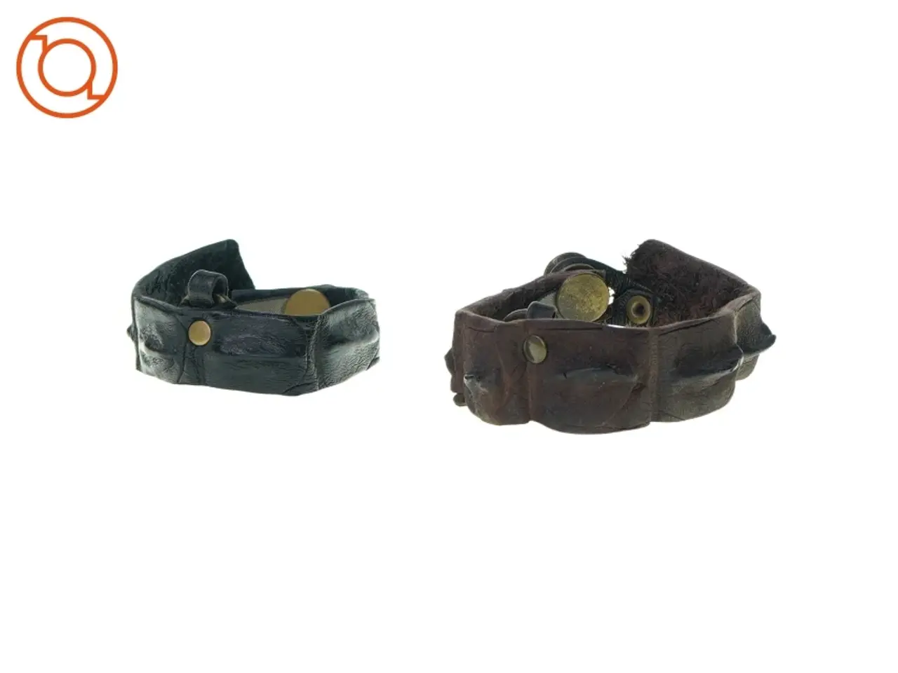 Billede 1 - Krokodillelæder Armbånd (str. 9 cm)