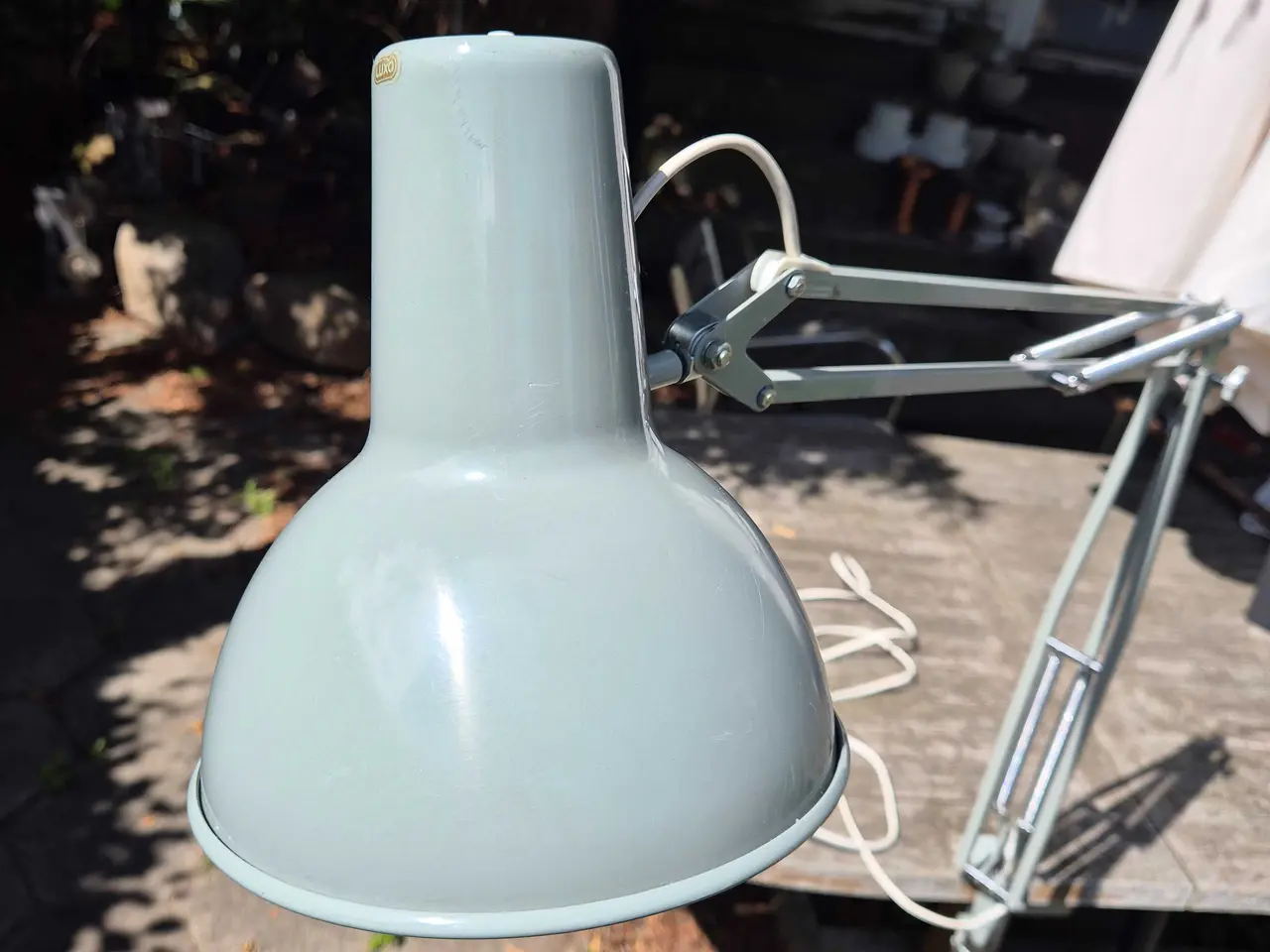 Billede 15 - Velholdt grå arkitektlampe med rækkevidde 