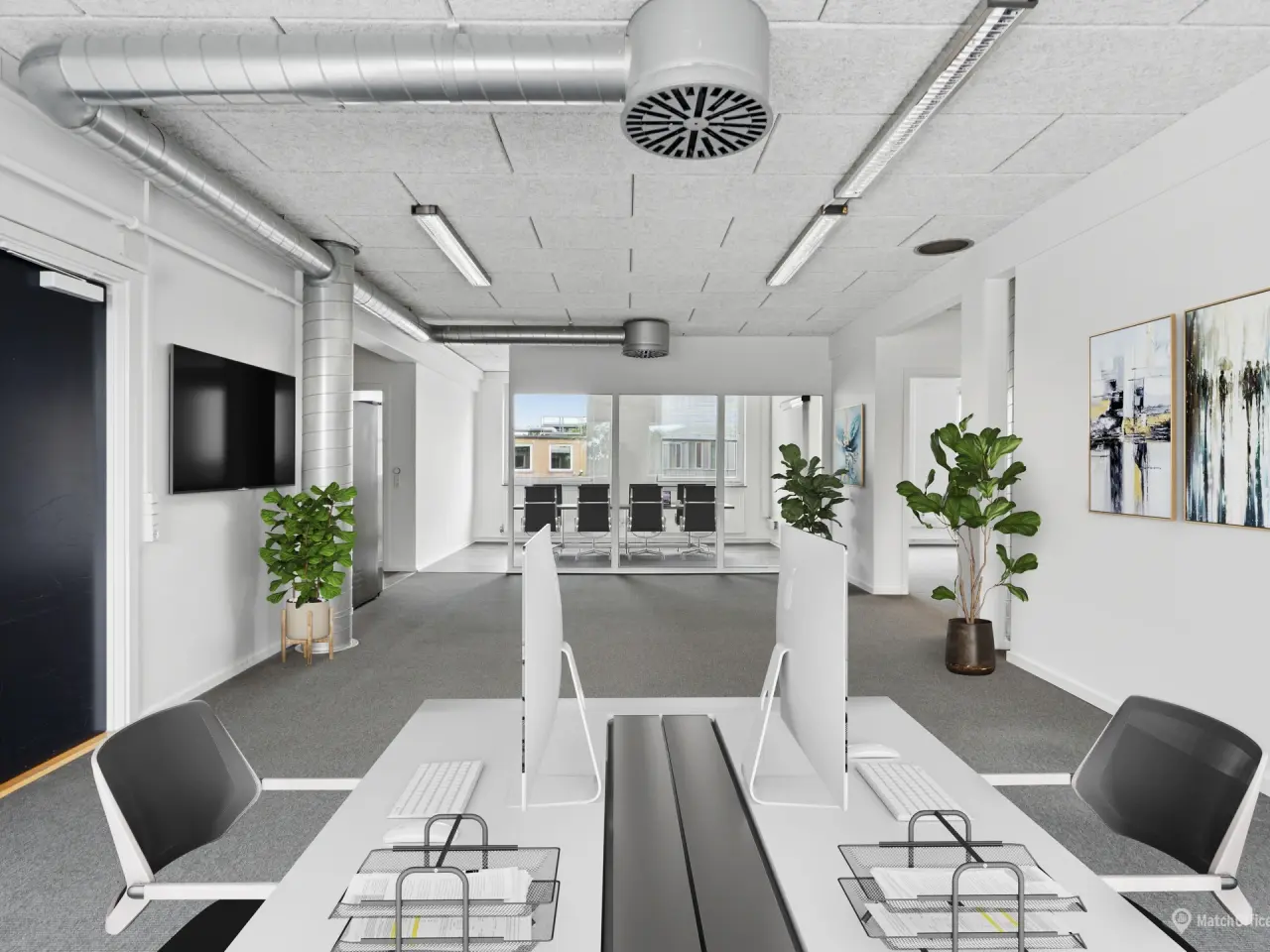 Billede 4 - Flot kontorlejemål med unik mulighed for at flytte ind i de velbeliggende lokaler i Glostrup Centrum.