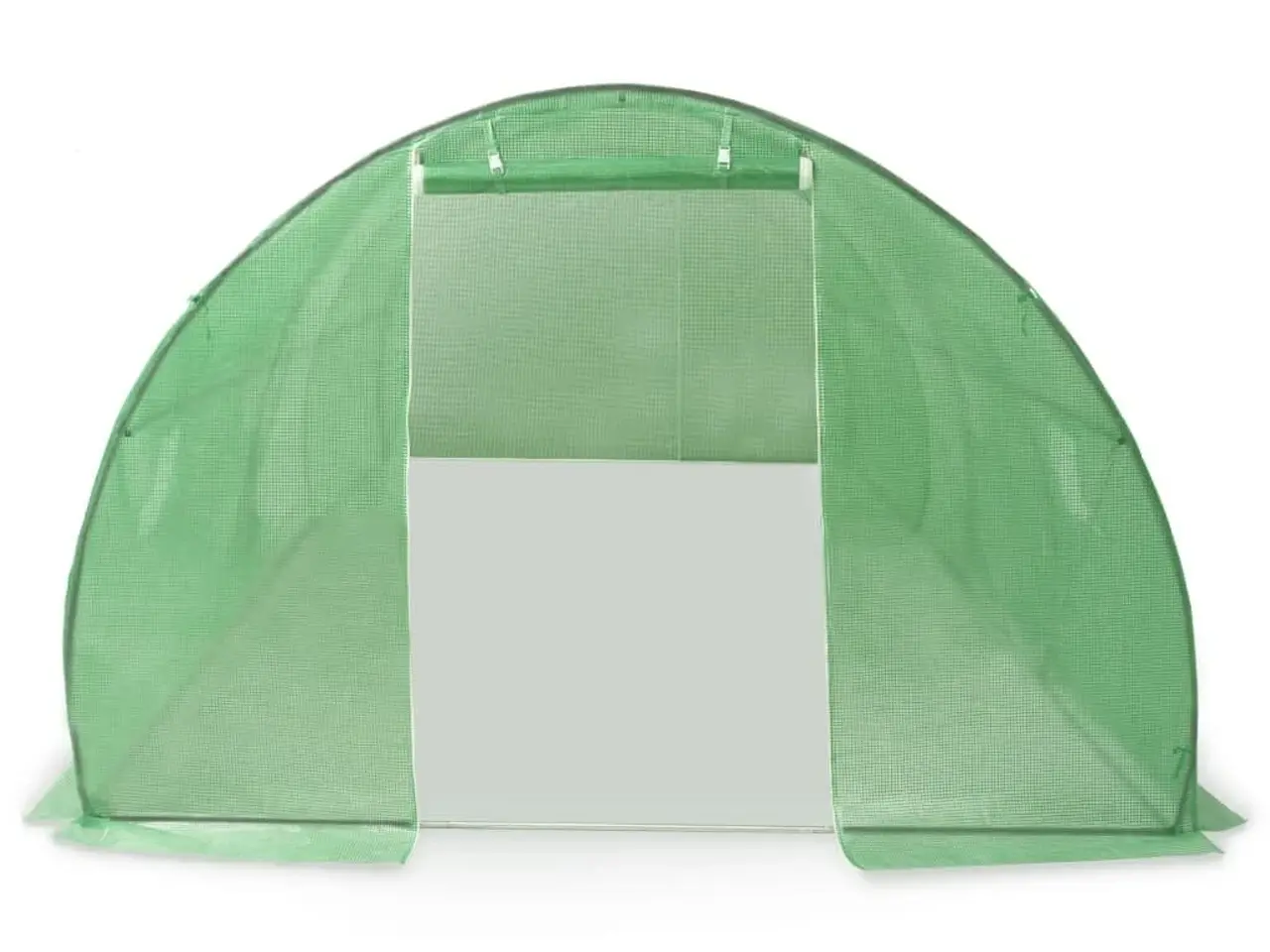 Billede 6 - Drivhus 18 m² - 600 × 300 × 200 cm, grønt PE-net og galvaniseret stål