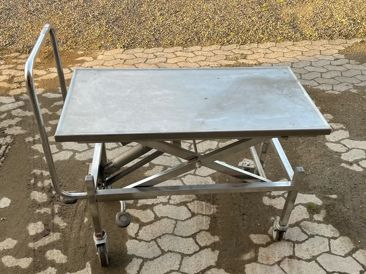Billede 2 - Bent Brandt rustfri hæve/sænke bord